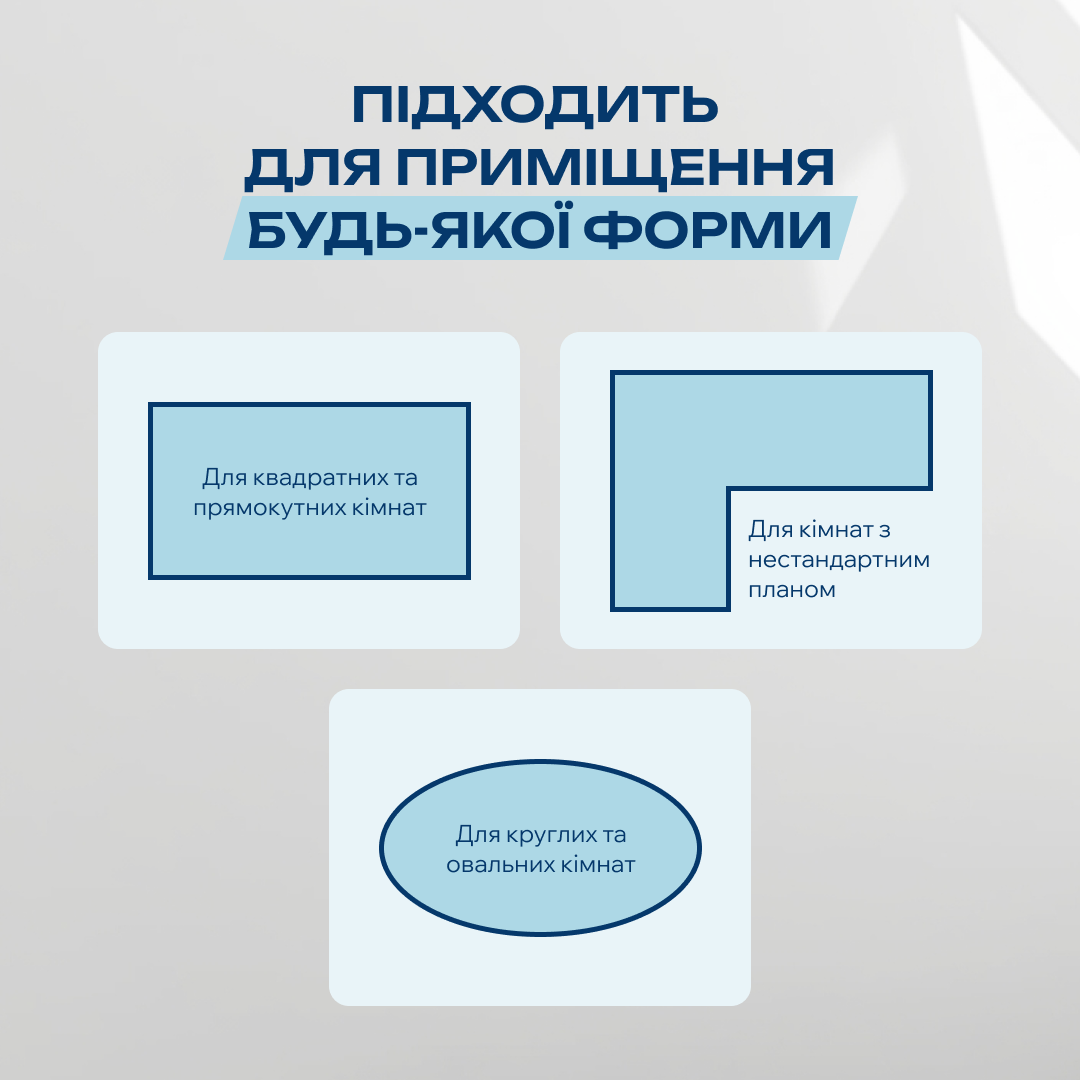 Натяжна стеля Своїми руками 2×4 м №25 — комплект для монтажу без майстрів і без теплової пушки